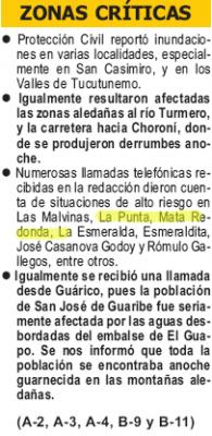Mata Redonda y La Punta: ZONAS CRITICAS (EL SIGLO 31-08-2007)
